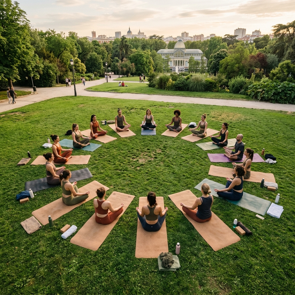 Yoga al aire libre con la comunidad ReLoad
