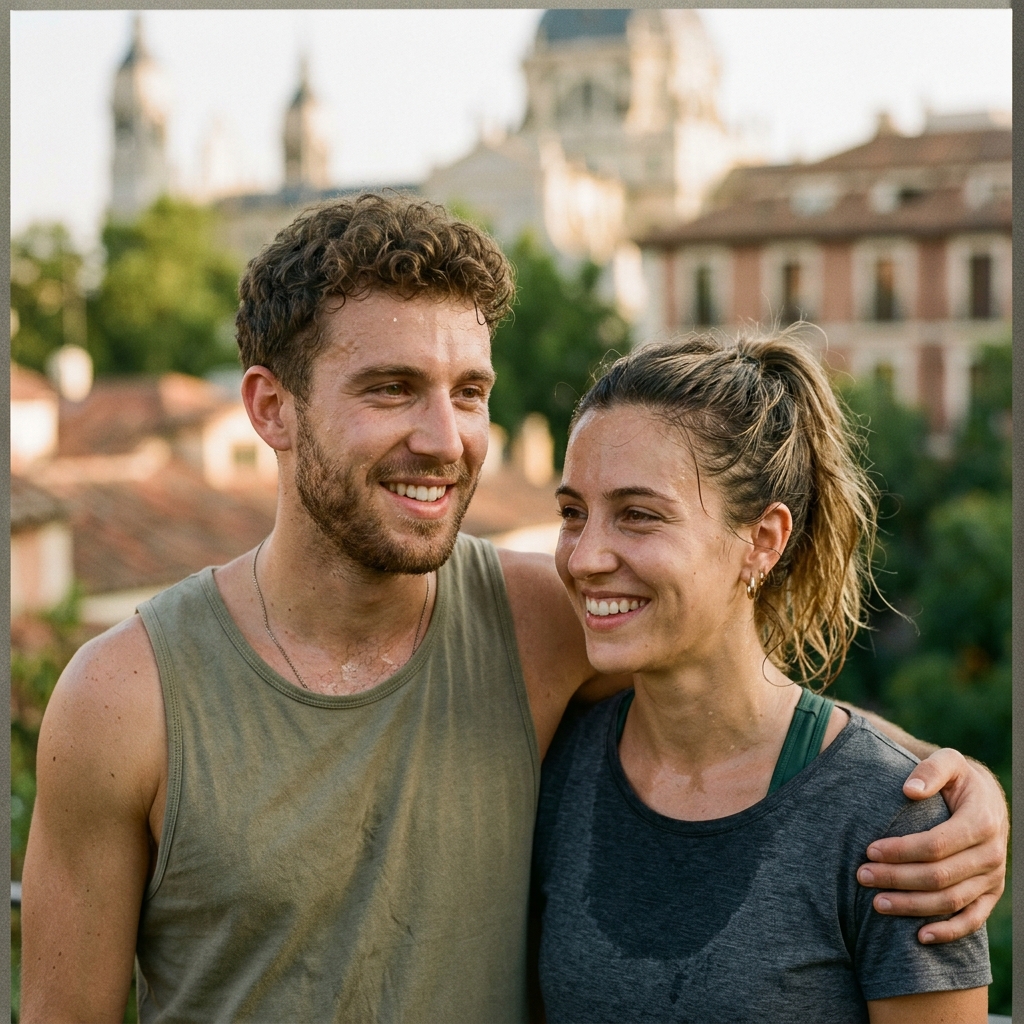 Miembros de ReLoad sonriendo tras entrenar